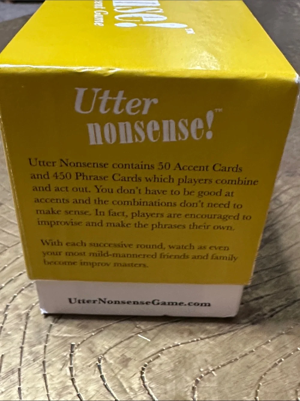 Utter Nonsense! Naughty Edition Party Card Game -